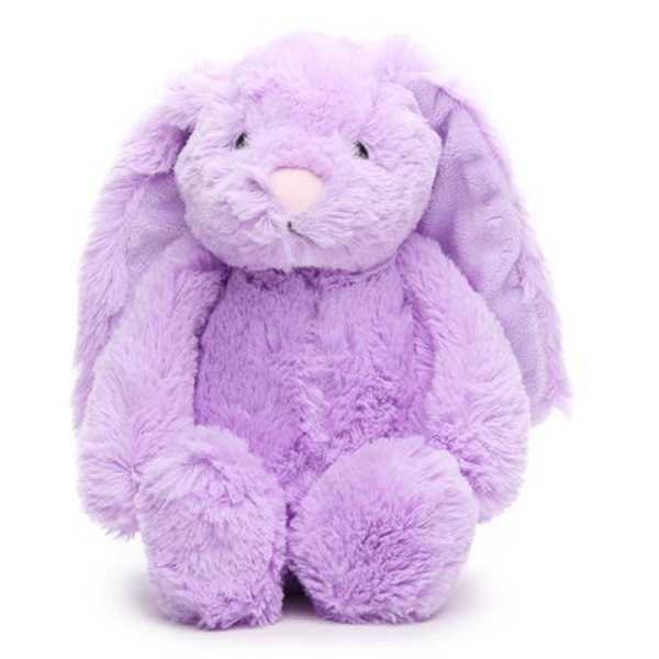 Custom purple floppy easter bunny rabbit plush toys supplier